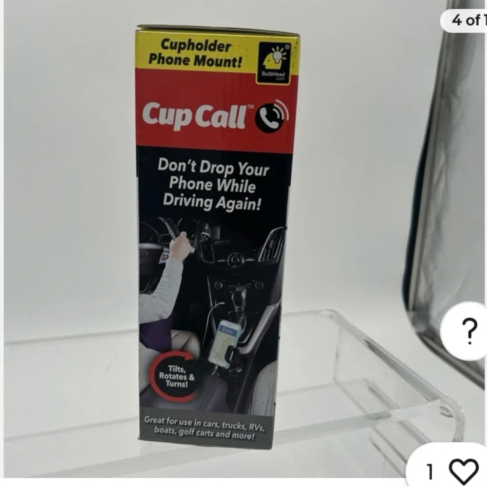 BulbHead Official As Seen On TV Cup Call Cup Holder Phone